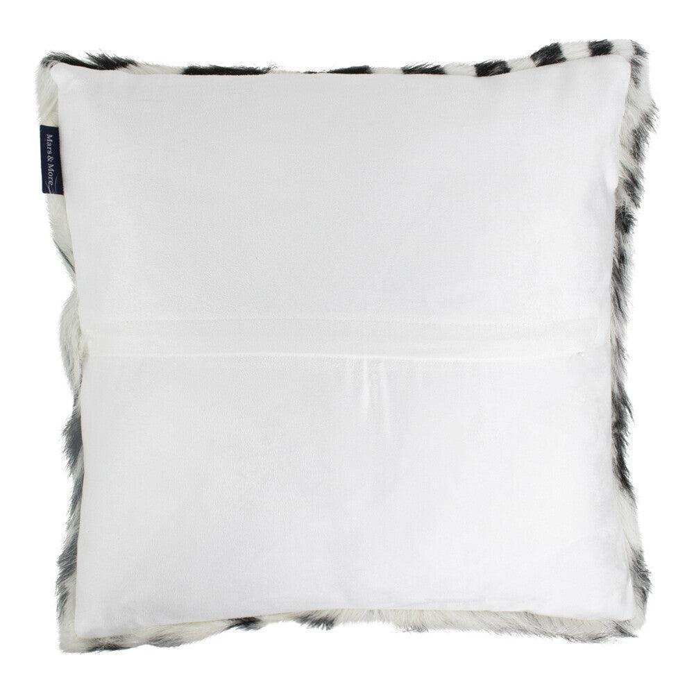 2er Set Echtes Fell Kissen Ziegenfell Zebra 40x40cm - HomeDesign Knaus