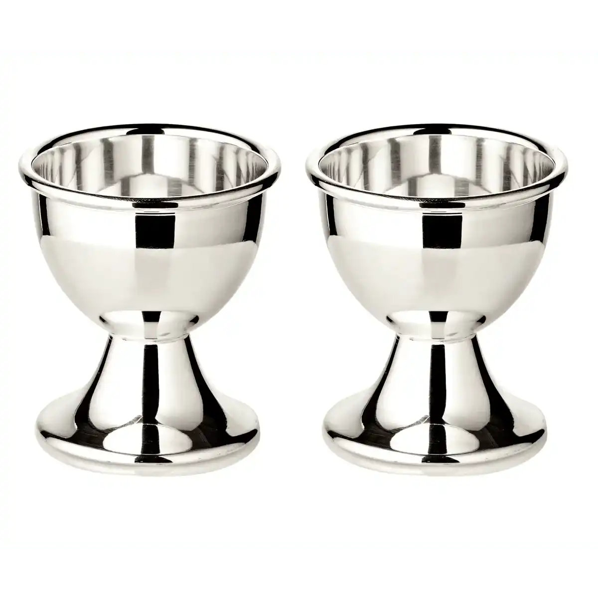 2er-Set Eierbecher Classo klassische schwerversilbert Handgemacht - HomeDesign Knaus