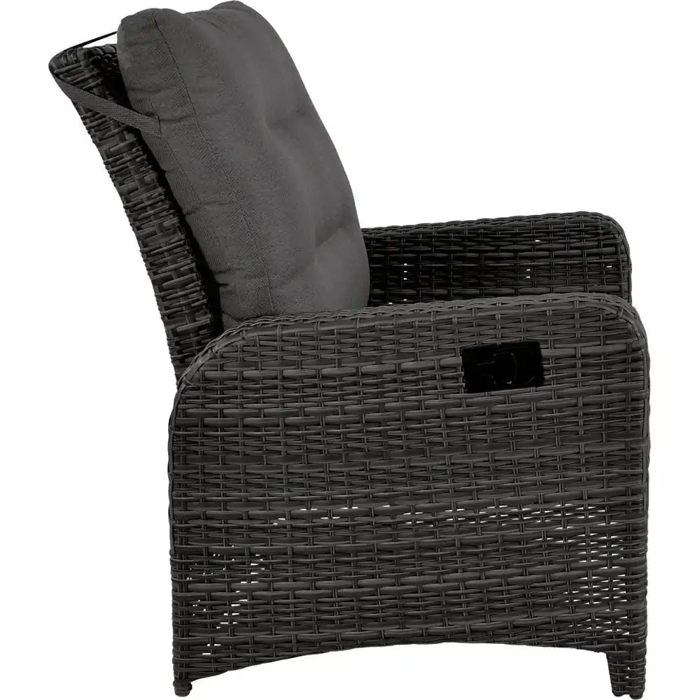 2er Set Gartenmöbel Soho Forte Relaxsessel Gartensessel - HomeDesign Knaus