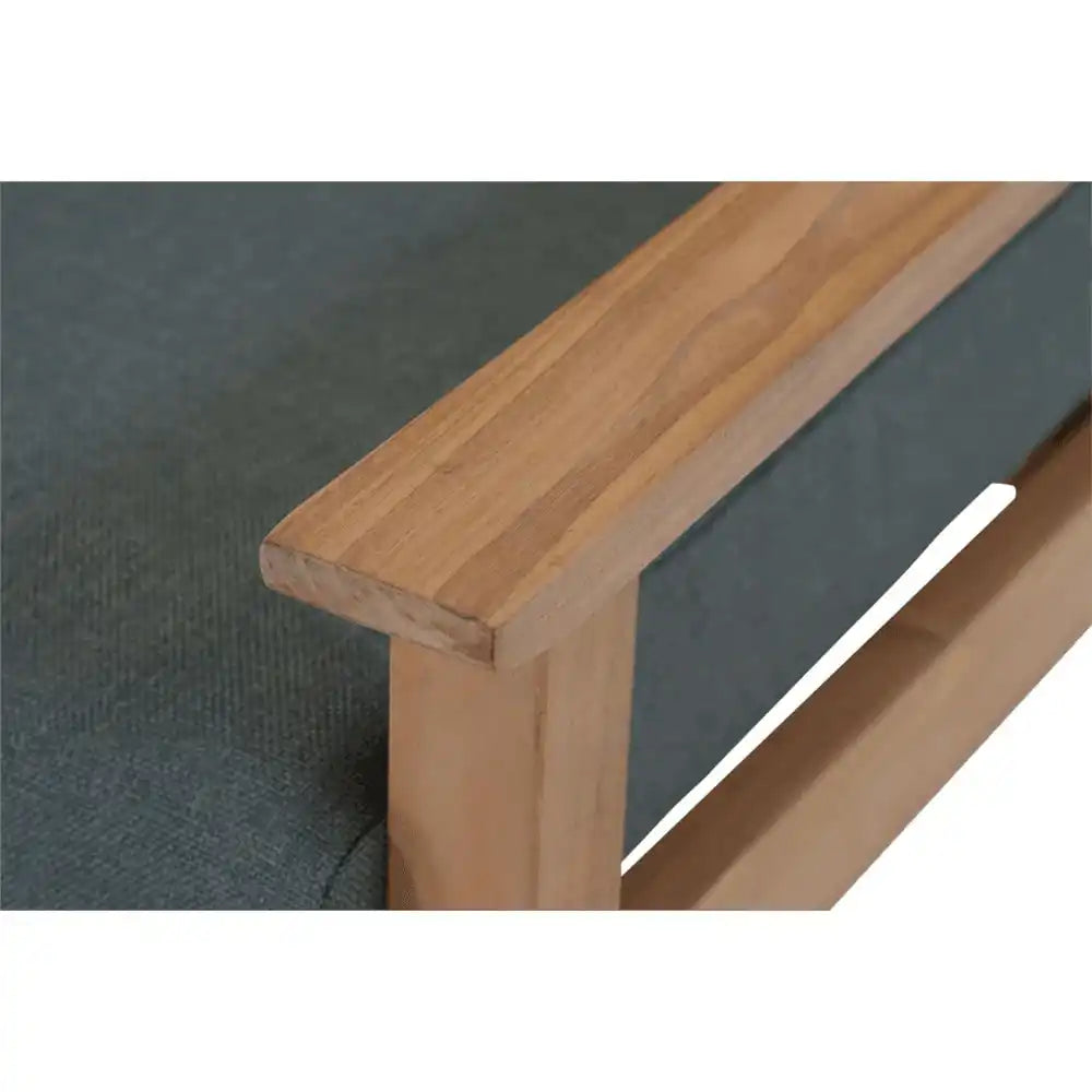 2er Set Loungesessel Teak inkl. Kissen Gartensessel Relaxsessel - HomeDesign Knaus