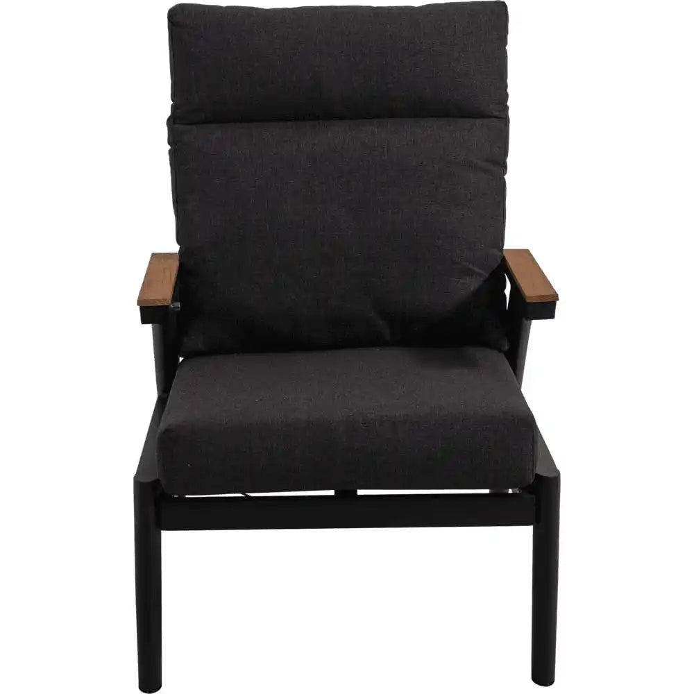 2er Set Loungessel Florence Alu Gartensessel Rückenlehne verstellbar - HomeDesign Knaus