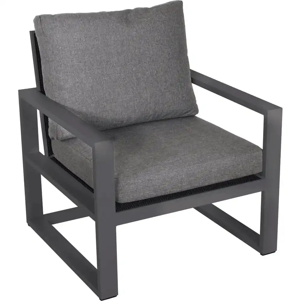 2er Set Loungestuhl Pina Colada Negro Gartensessel - HomeDesign Knaus