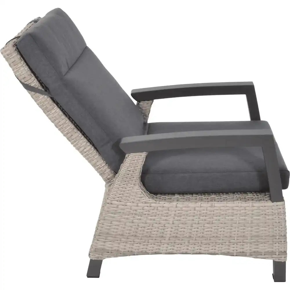 2er Set Loungestuhl Prato Mountain Gartensessel verstellbar - HomeDesign Knaus