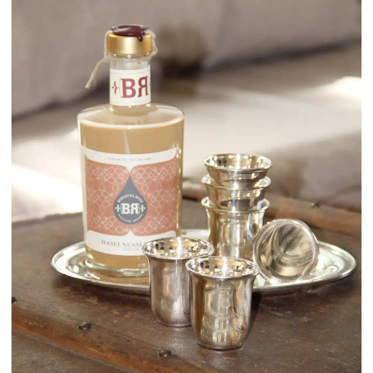 2er-Set Schnapsbecher Cuno schwerversilbert Schnapsglas - HomeDesign Knaus