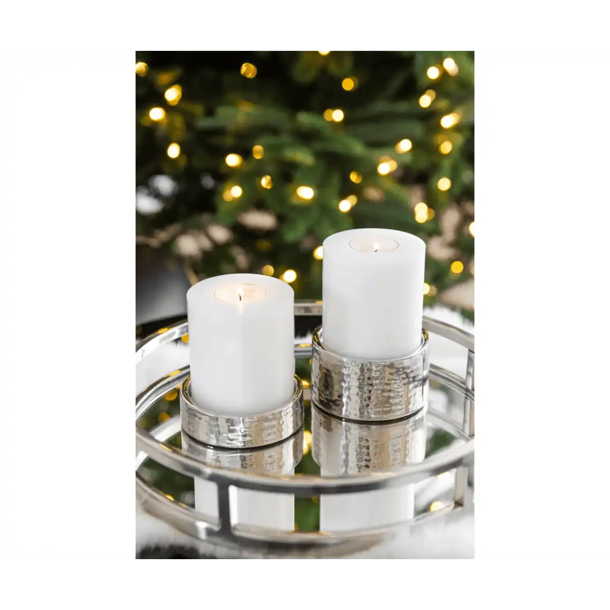 2er Set Teelichthalter Luca Kerzenständer - HomeDesign Knaus