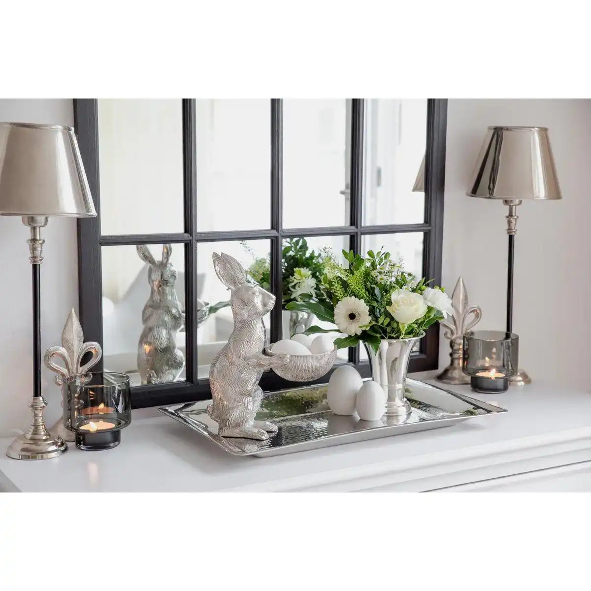 2er Set Windlicht Marla Kerzenständer mundgeblasenes Glas 11 cm - HomeDesign Knaus