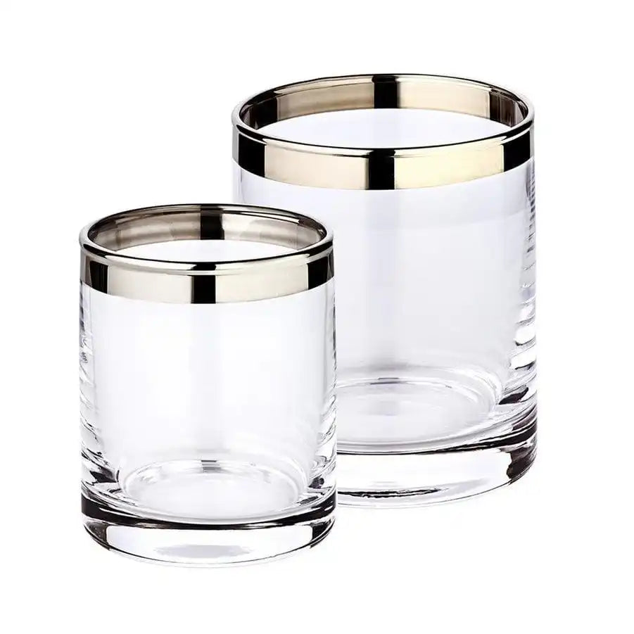 2er Set Windlichter Kerzenständer Glas Molly - HomeDesign Knaus