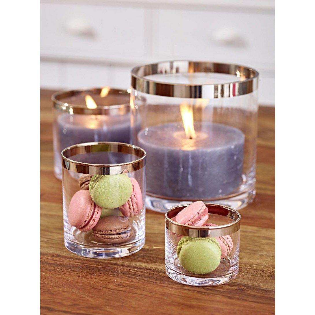 2er Set Windlichter Kerzenständer Glas Molly - HomeDesign Knaus