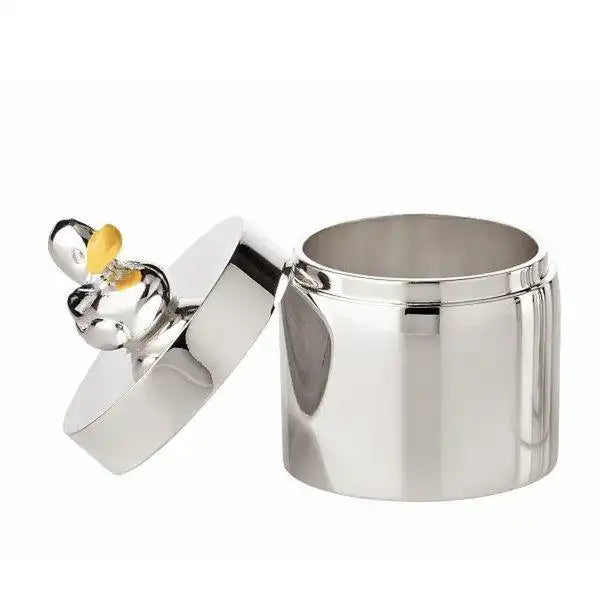 2er Set Zahndosen Schmuckdosen Ente edel versilbert - HomeDesign Knaus