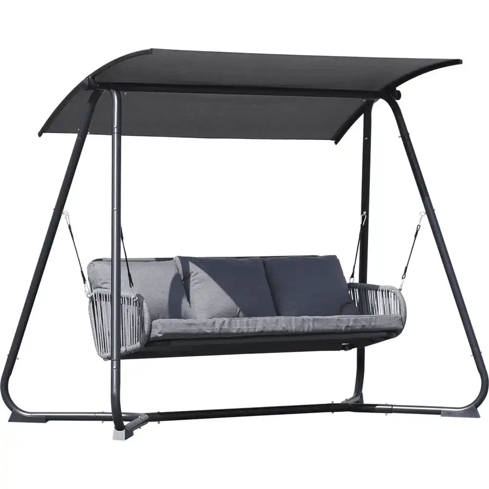 3-Sitzer Elba Hollywoodschaukel Gartenschaukel Relaxschaukel - HomeDesign Knaus