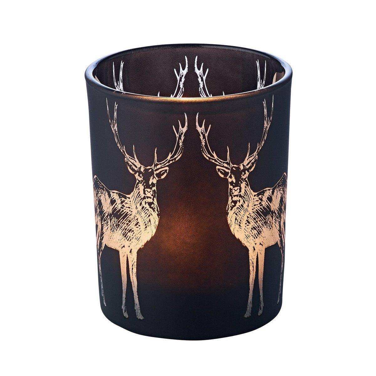 EDZARD Windlichtlicht Hirsch H 8 cm - HomeDesign Knaus