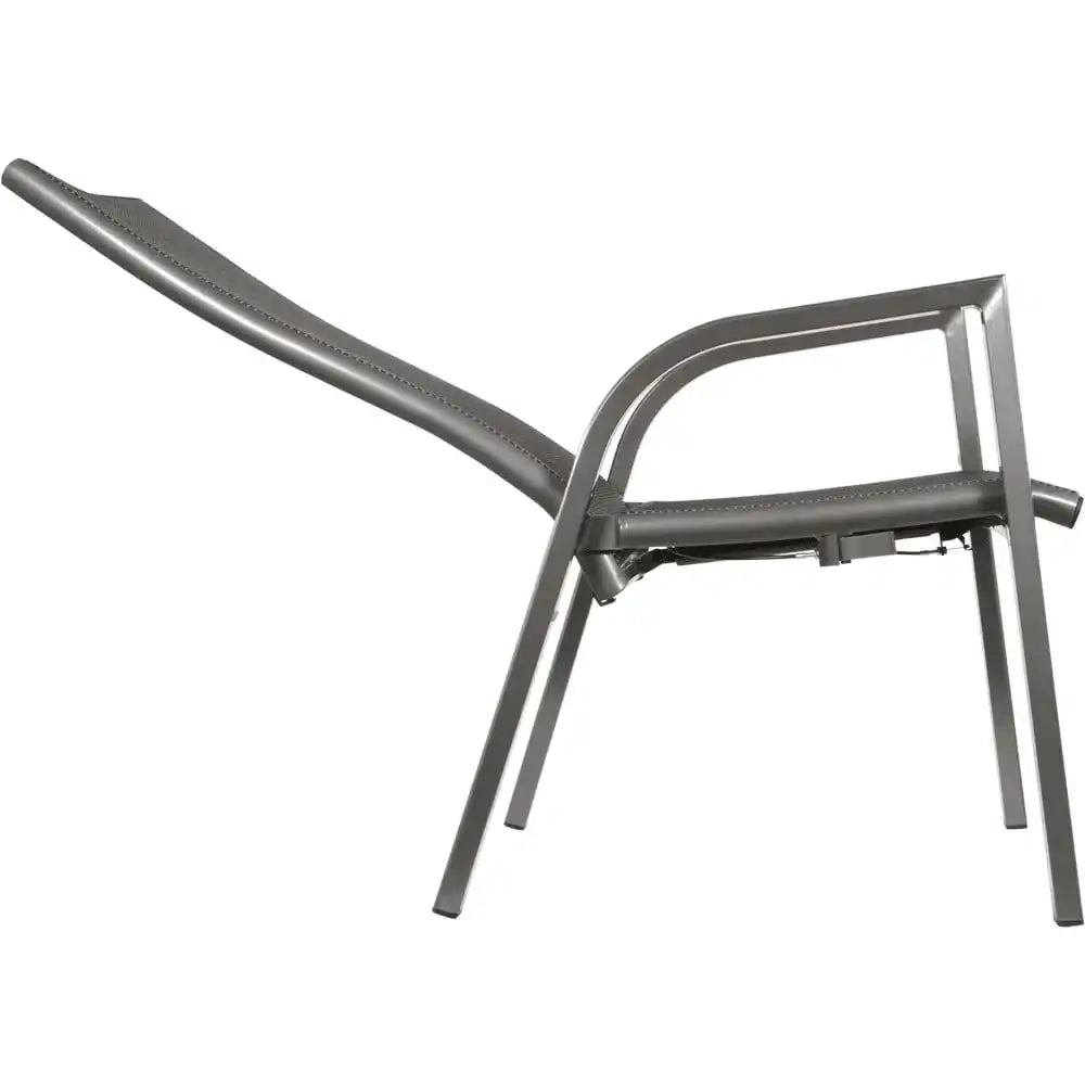 4er Set Gartenstuhl Hochlehner verstellbarer Rückenlehne Mojito Negro - HomeDesign Knaus