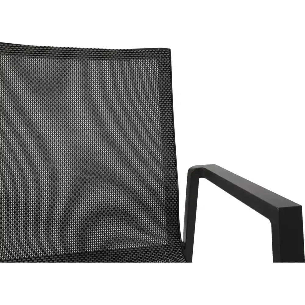 4er Set Gartenstuhl Stapelstuhl Tarragona Negro - HomeDesign Knaus