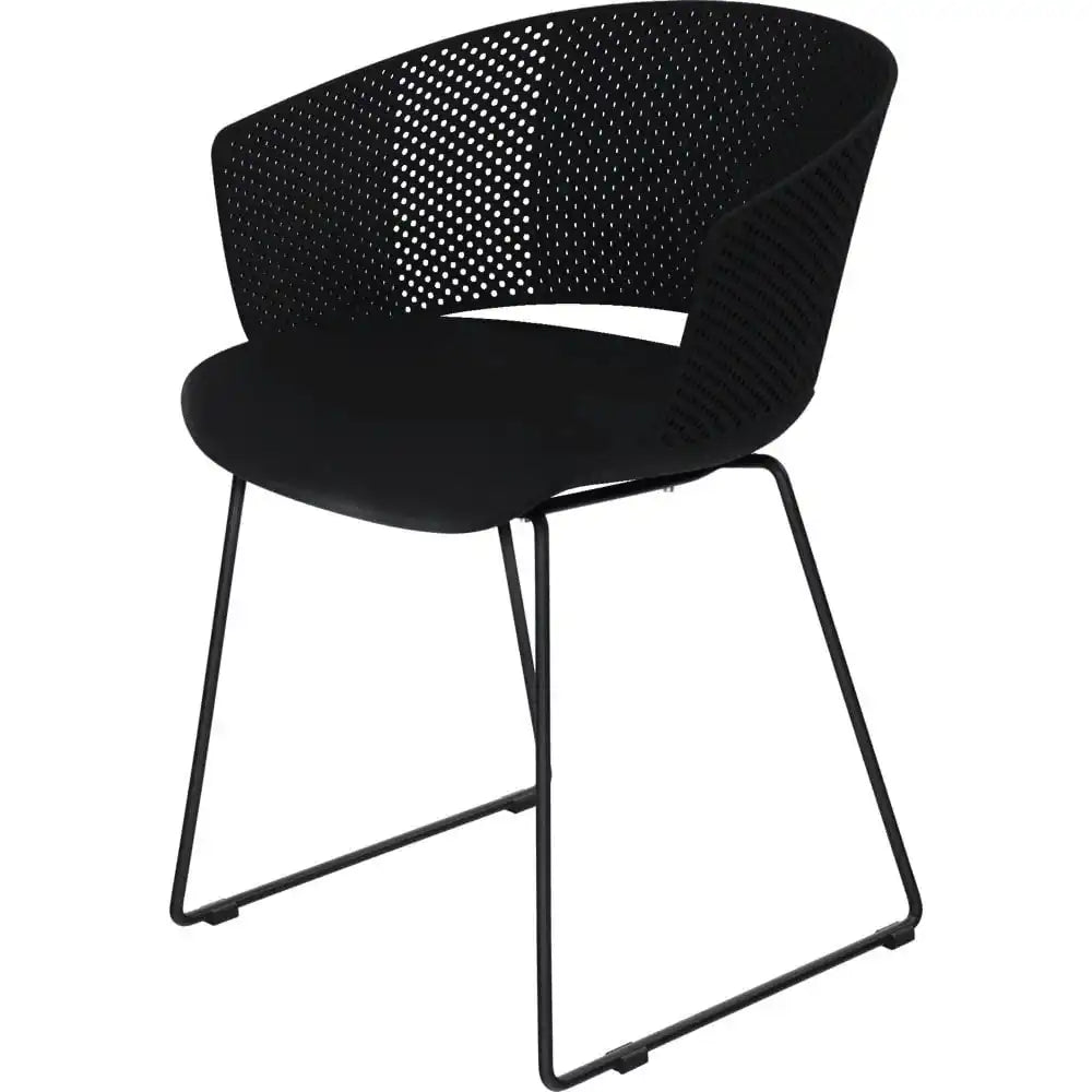 4er Set Gartenstuhl Stuhl Orly schwarz - HomeDesign Knaus