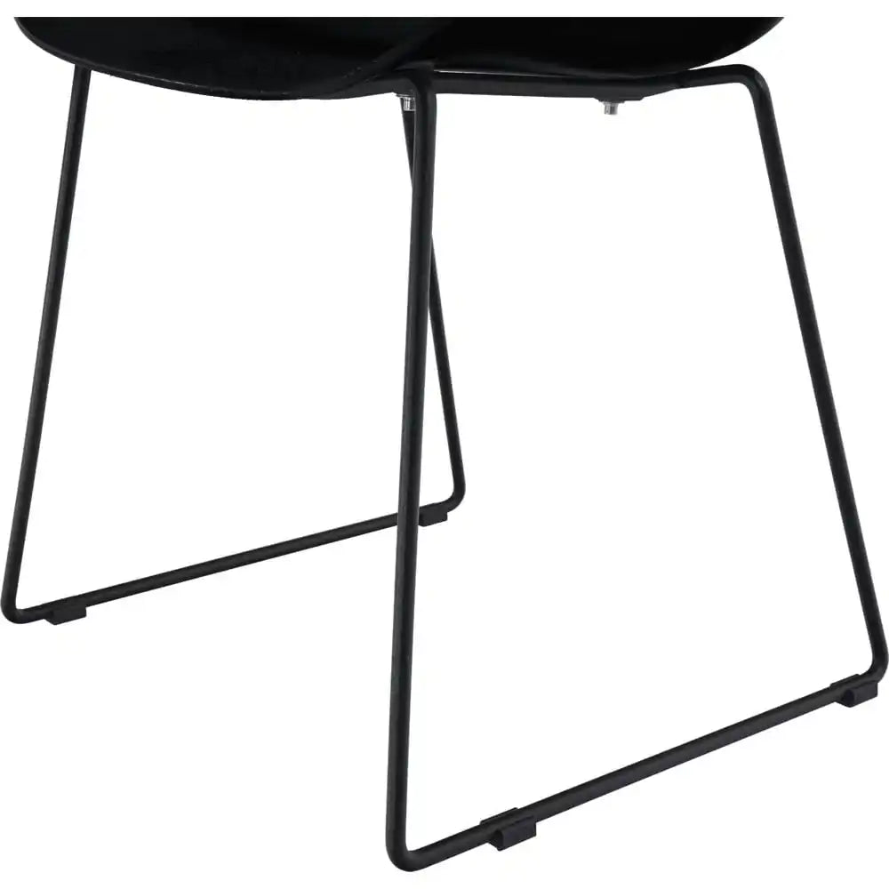 4er Set Gartenstuhl Stuhl Orly schwarz - HomeDesign Knaus