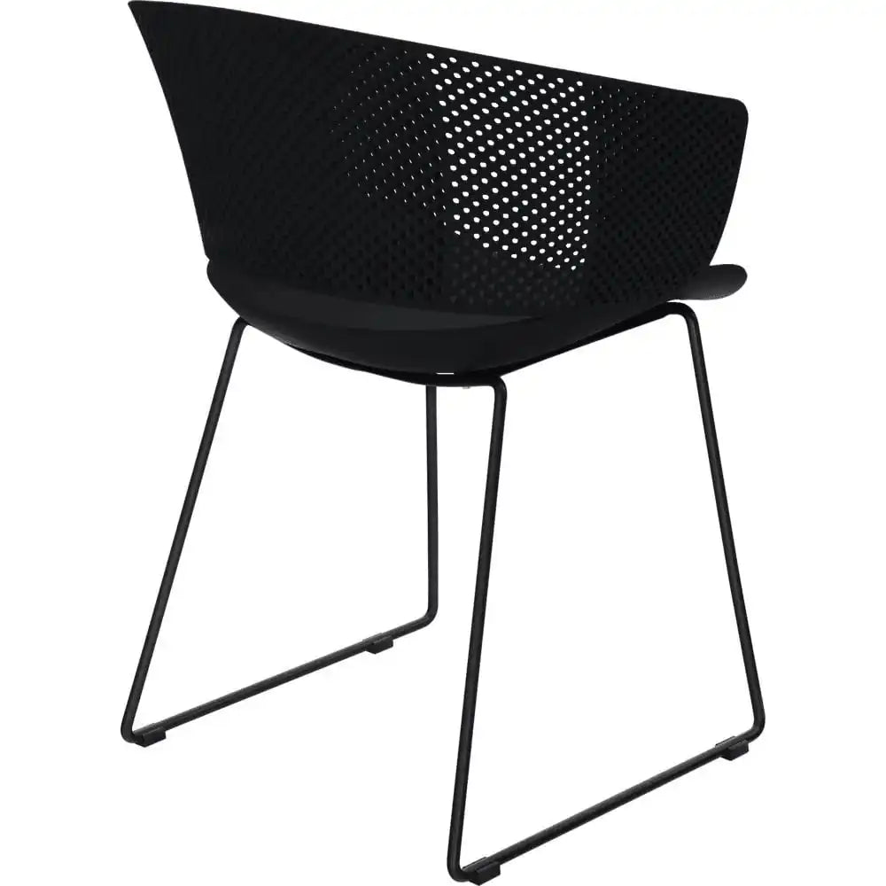 4er Set Gartenstuhl Stuhl Orly schwarz - HomeDesign Knaus