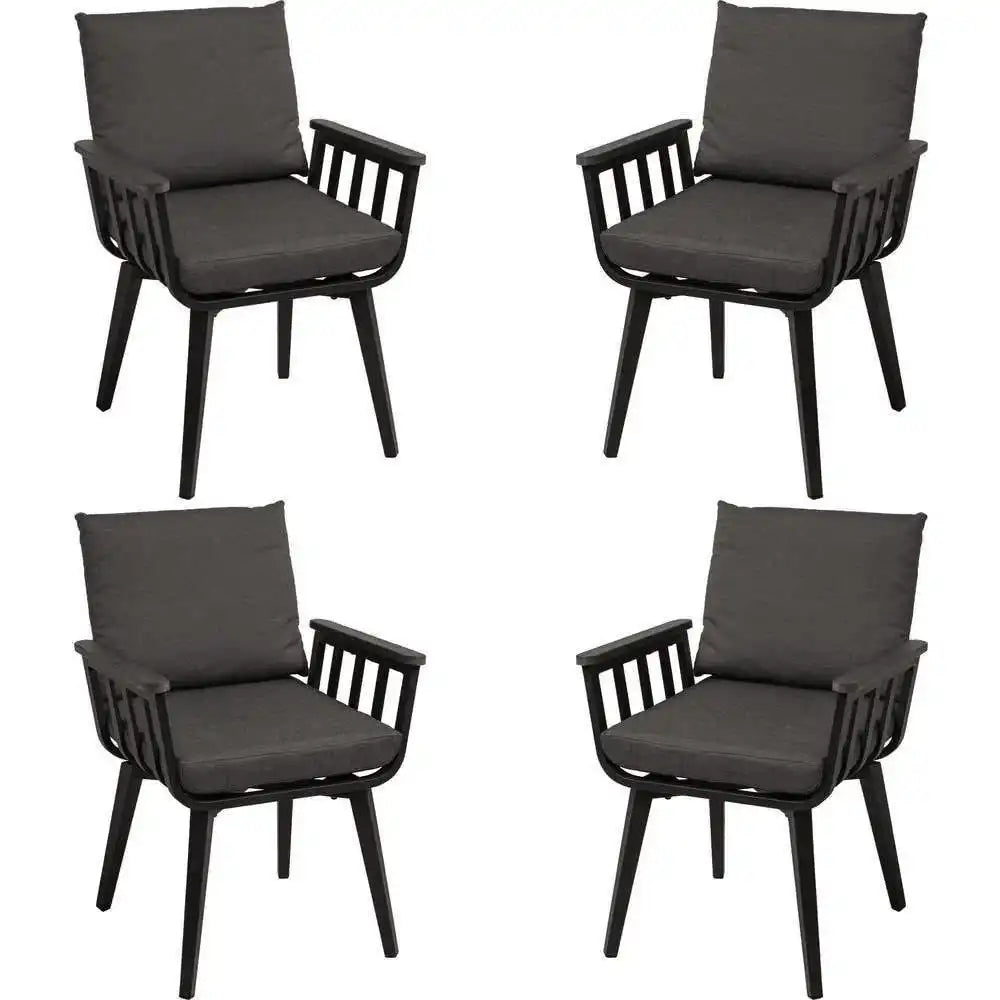 4er Set Loungestuhl Gartenstühle Stuhl Amalfi - HomeDesign Knaus