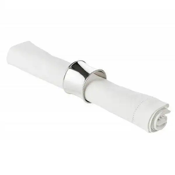 4er Set Serviettenringe Perla edel versilbert - HomeDesign Knaus