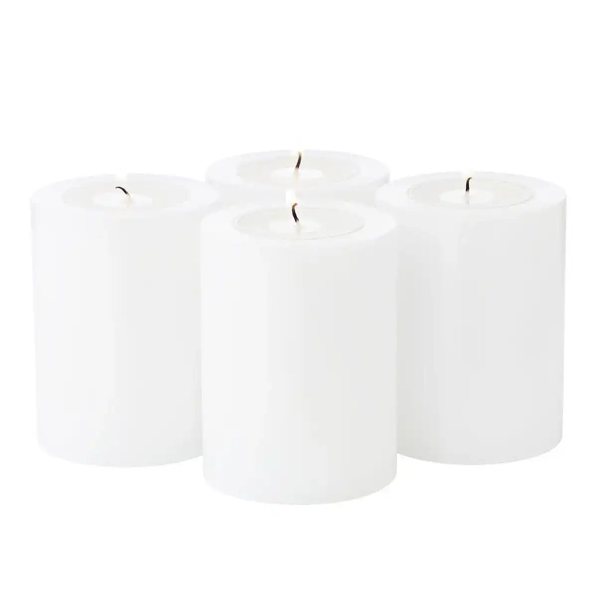 4er Set Teelichthalter Dauerkerze Cornelius Durchmesser 6 cm - HomeDesign Knaus