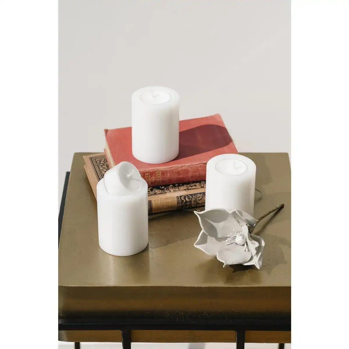 4er Set Teelichthalter Dauerkerze Cornelius Durchmesser 6 cm - HomeDesign Knaus