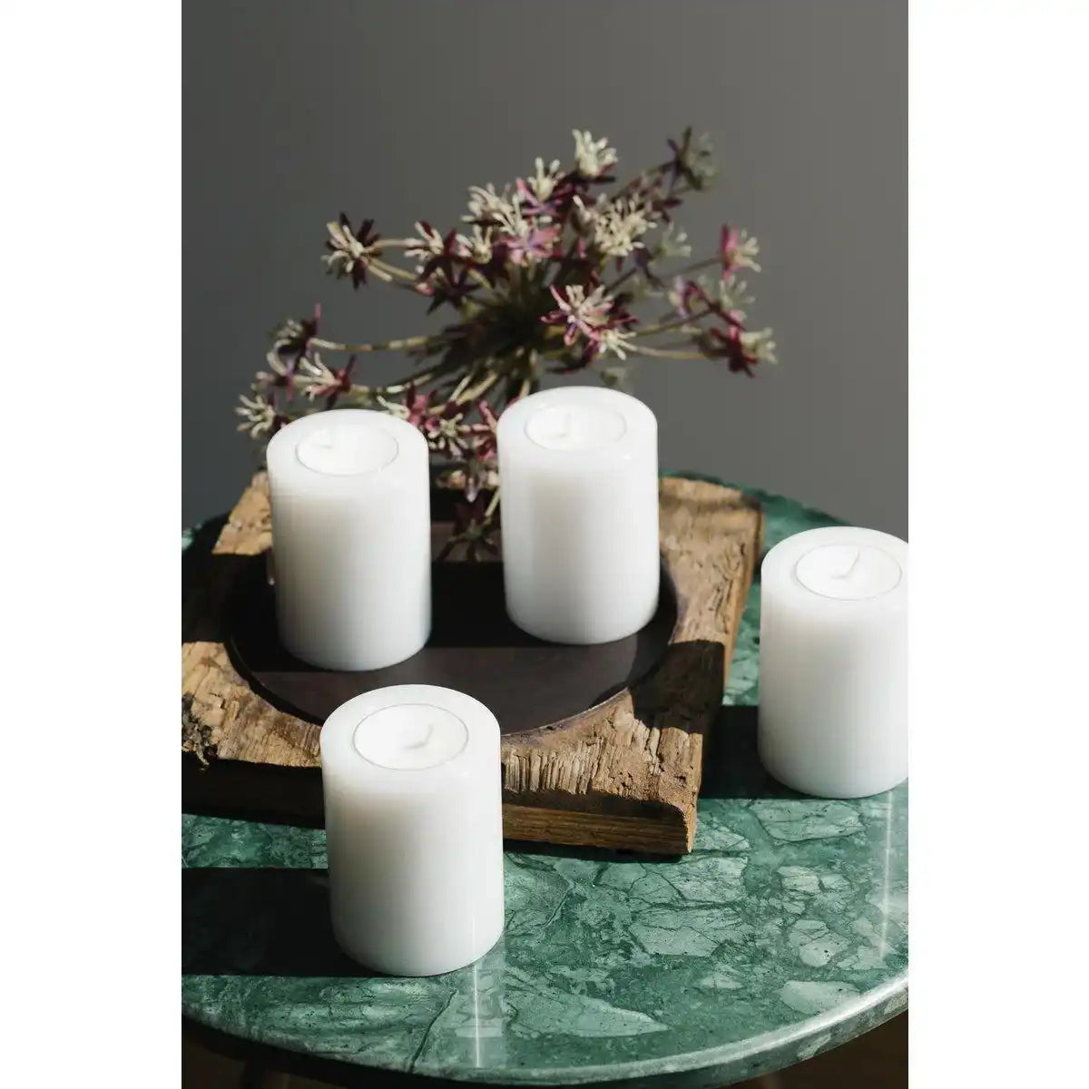 4er Set Teelichthalter Dauerkerze Cornelius Durchmesser 6 cm - HomeDesign Knaus