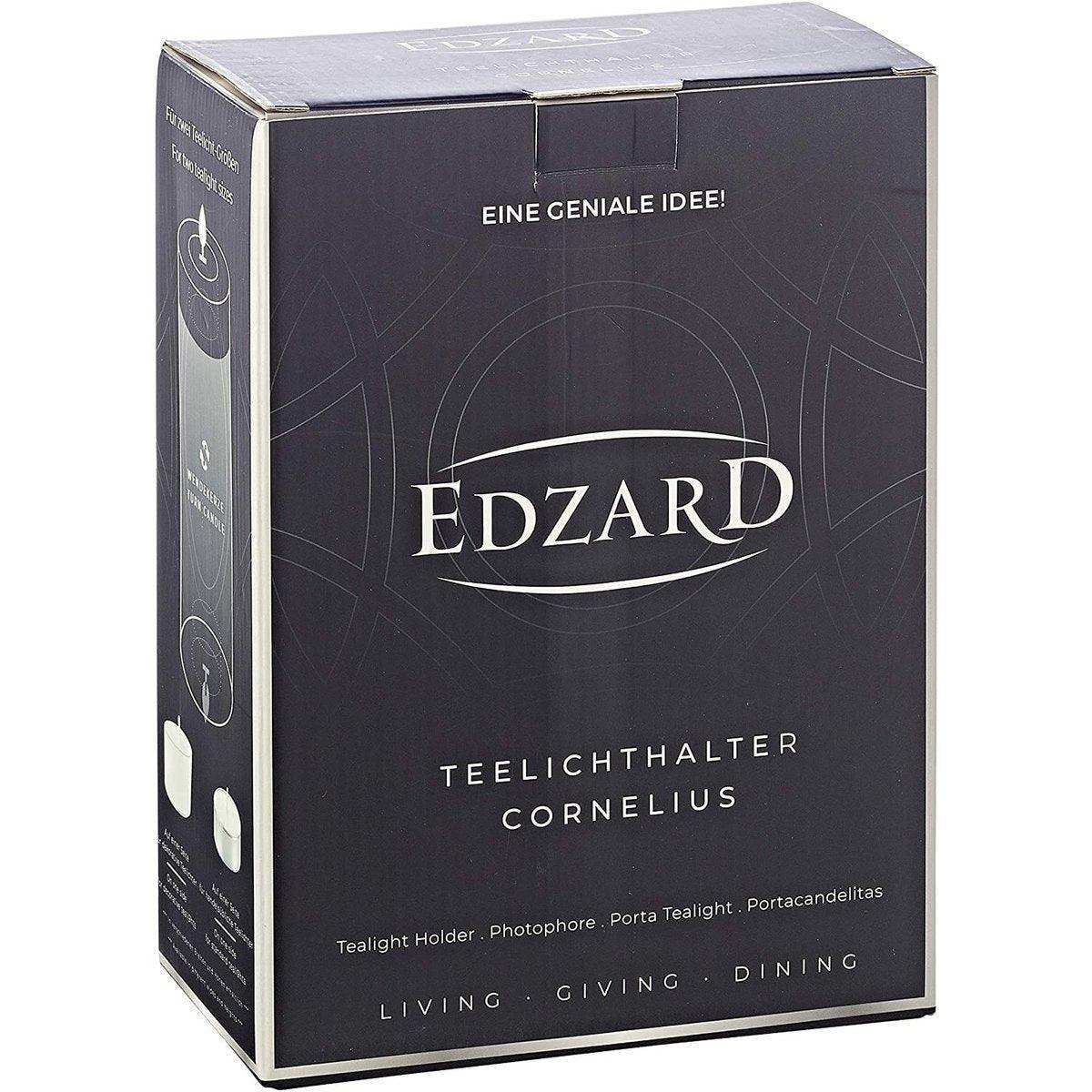 4er Set Teelichthalter Dauerkerze Cornelius Pine - HomeDesign Knaus