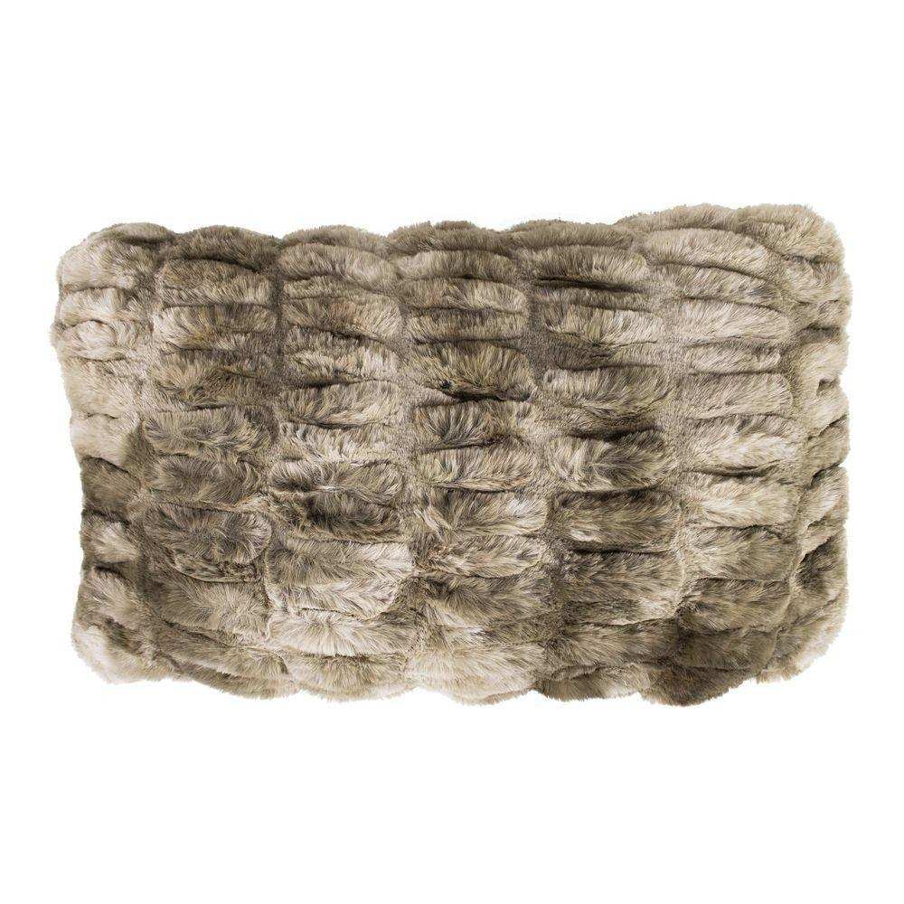4er Set Zierkissen Kissen gerippt Bär 30x50cm - HomeDesign Knaus