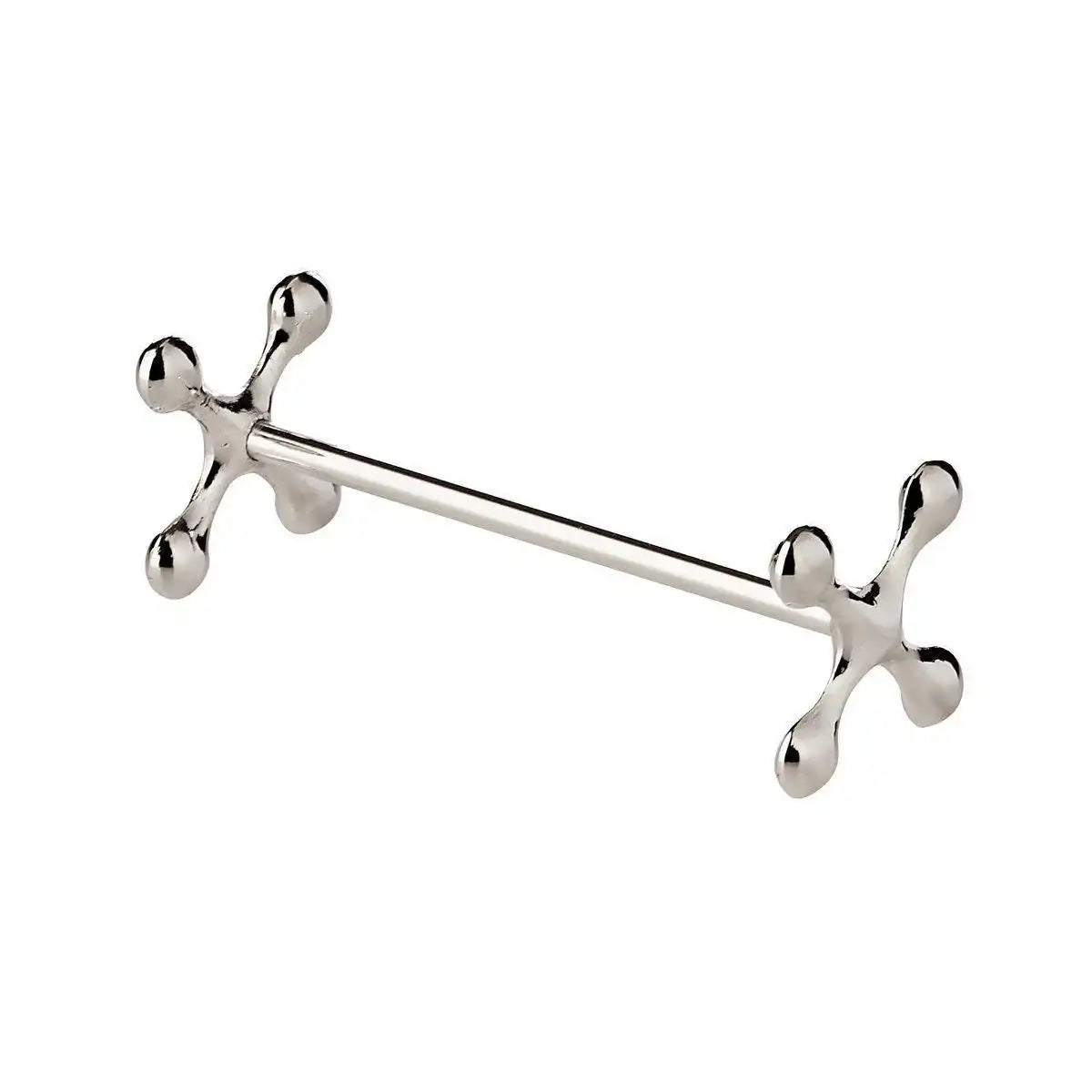 6er Set Messerbank Messerbänkchen Kreuz edel versilbert - HomeDesign Knaus