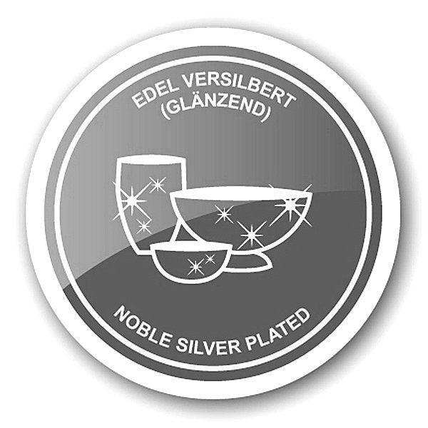 6er Set Serviettenring Faden edel versilbert - HomeDesign Knaus