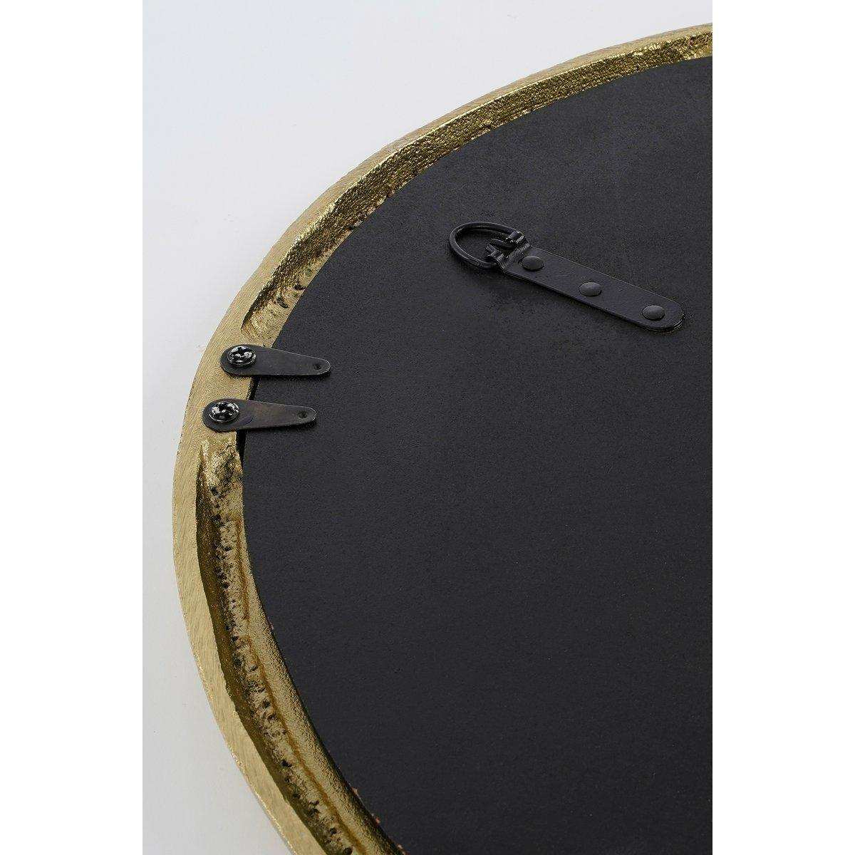 Adelin Wandspiegel recyceltes Aluminium – Gold - HomeDesign Knaus