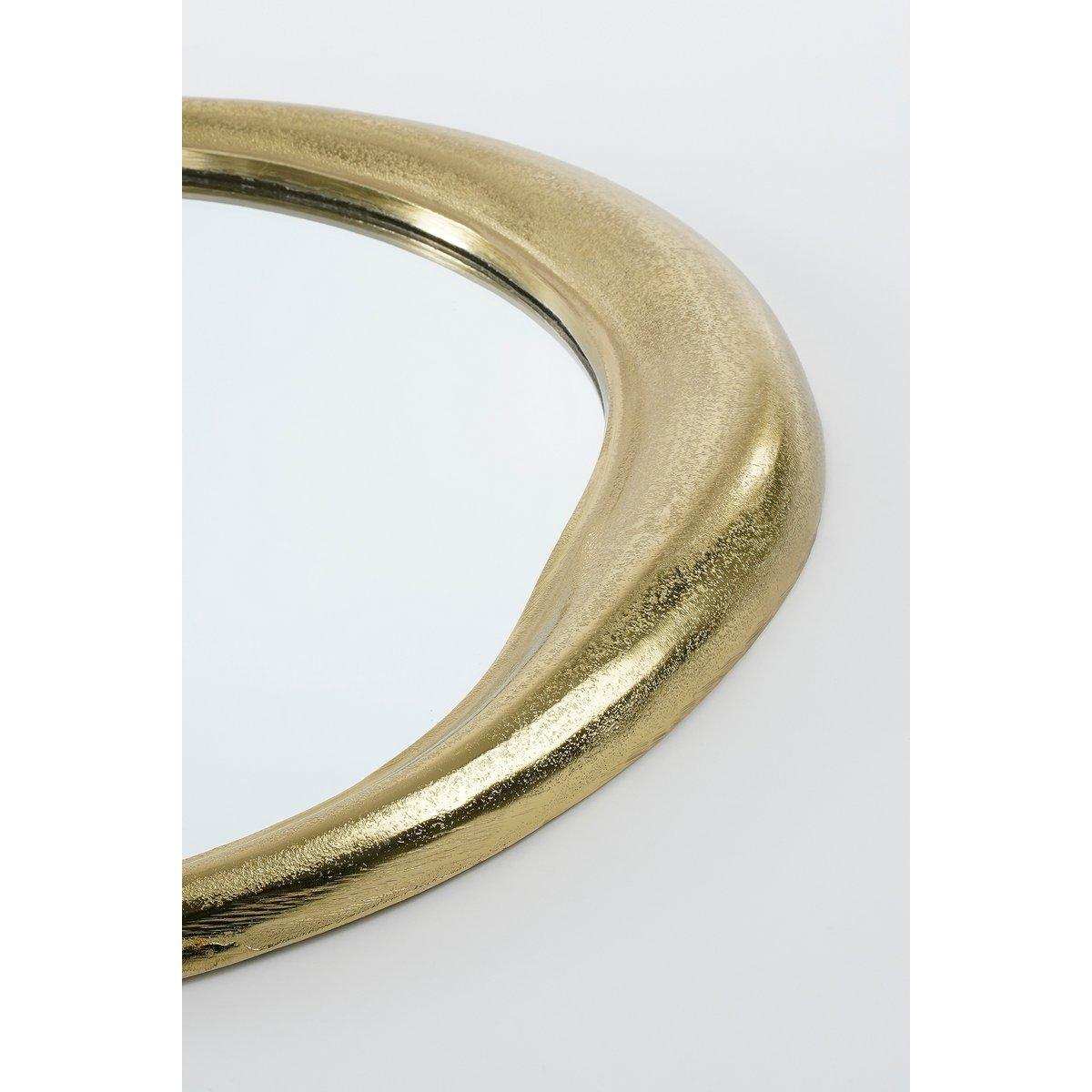 Adelin Wandspiegel recyceltes Aluminium – Gold - HomeDesign Knaus