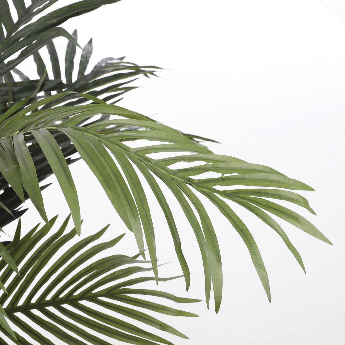 Areca-Palme Künstliche Pflanze - H120 x Ø100 cm - Grün - HomeDesign Knaus
