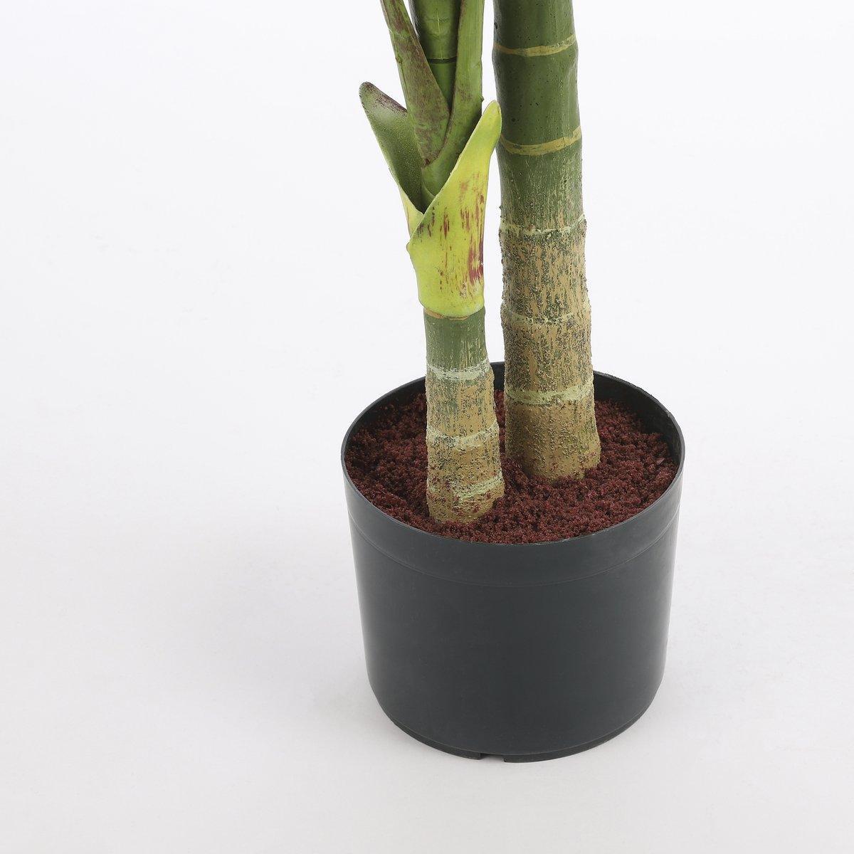 Areca-Palme Künstliche Pflanze - H120 x Ø100 cm - Grün - HomeDesign Knaus