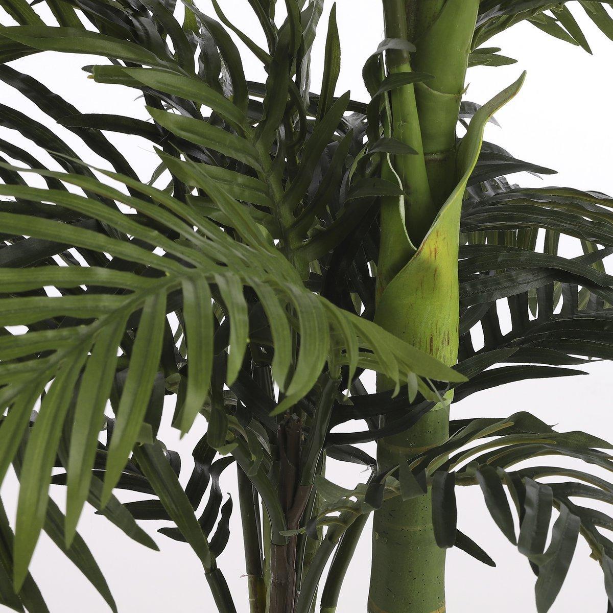 Areca-Palme Kunstpflanze - H150 x Ø100 cm - grün - HomeDesign Knaus