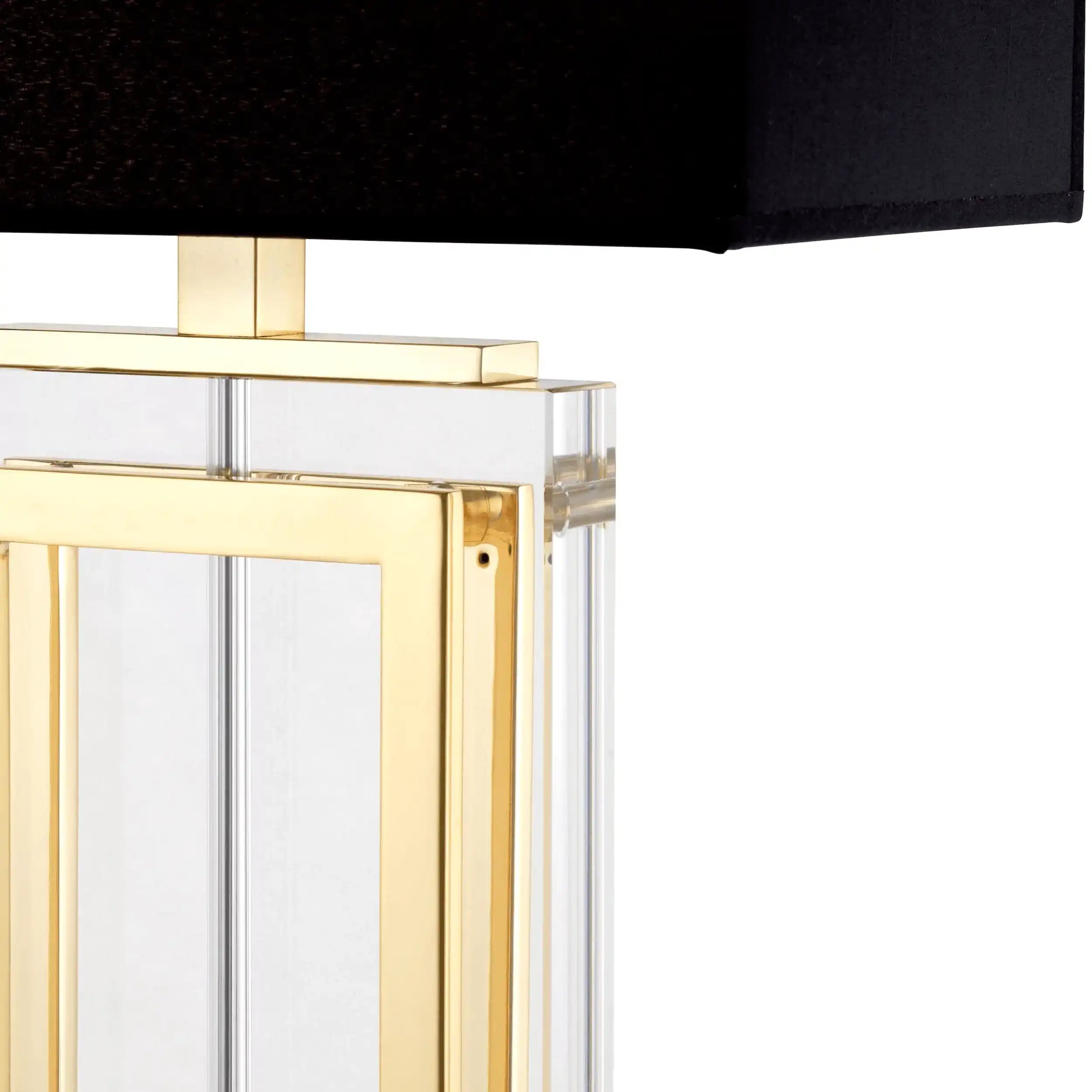 Arlington Glamourösen Silber Tischlampe Kristallglas Handarbeit - HomeDesign Knaus