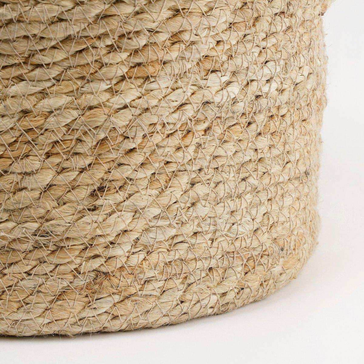 Atlantic Korb für Pflanzen – 2er-Set – H26 x Ø30 cm – Creme - HomeDesign Knaus
