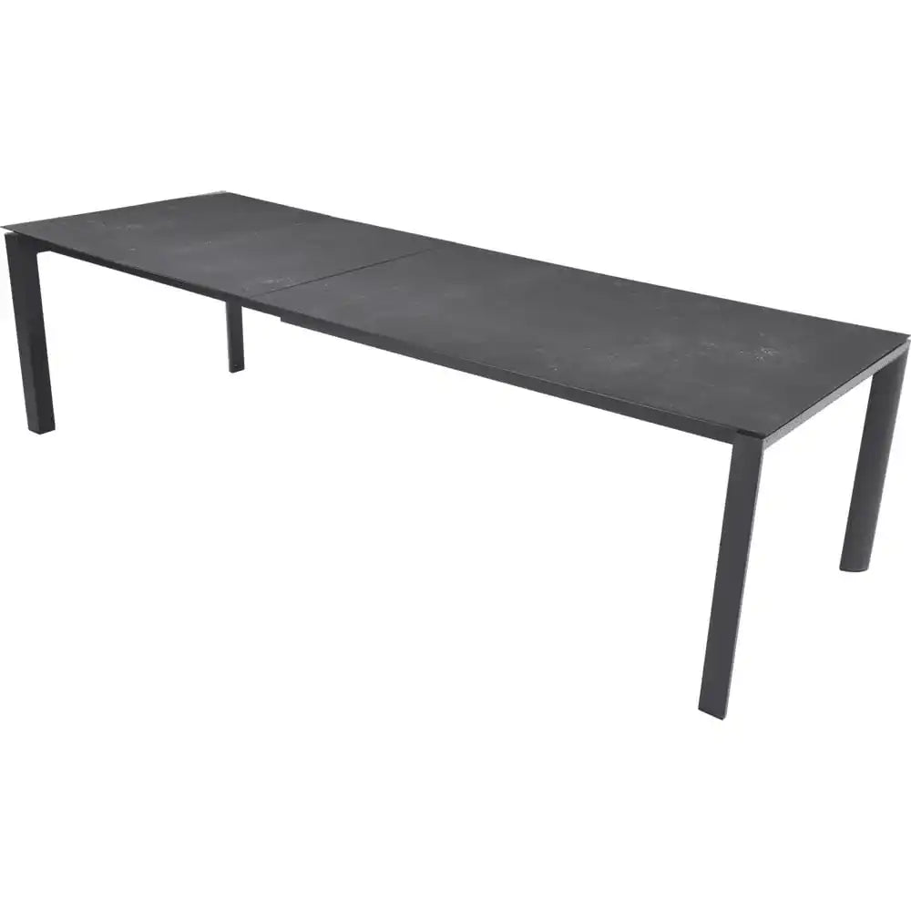 Ausziehtisch Gartentisch Esstisch Keramikplatte Negro 160/220/280x100 - HomeDesign Knaus