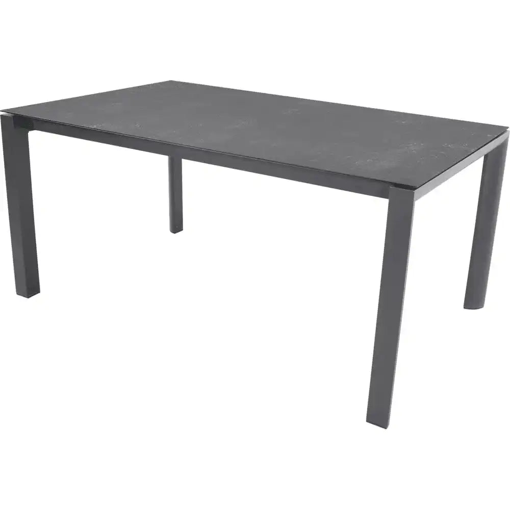 Ausziehtisch Gartentisch Esstisch Keramikplatte Negro 160/220/280x100 - HomeDesign Knaus