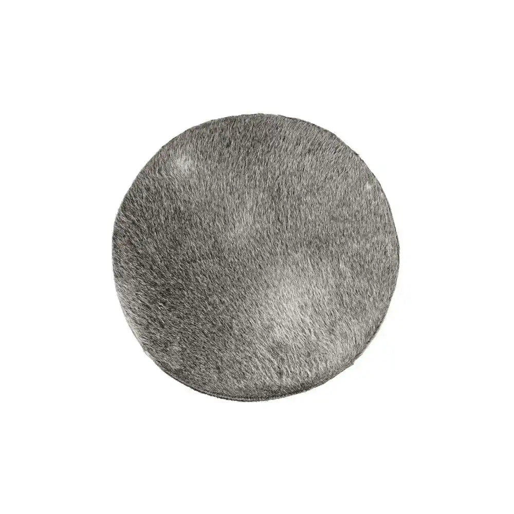 Barhocker Rindsleder Kuh grau 65cm - HomeDesign Knaus