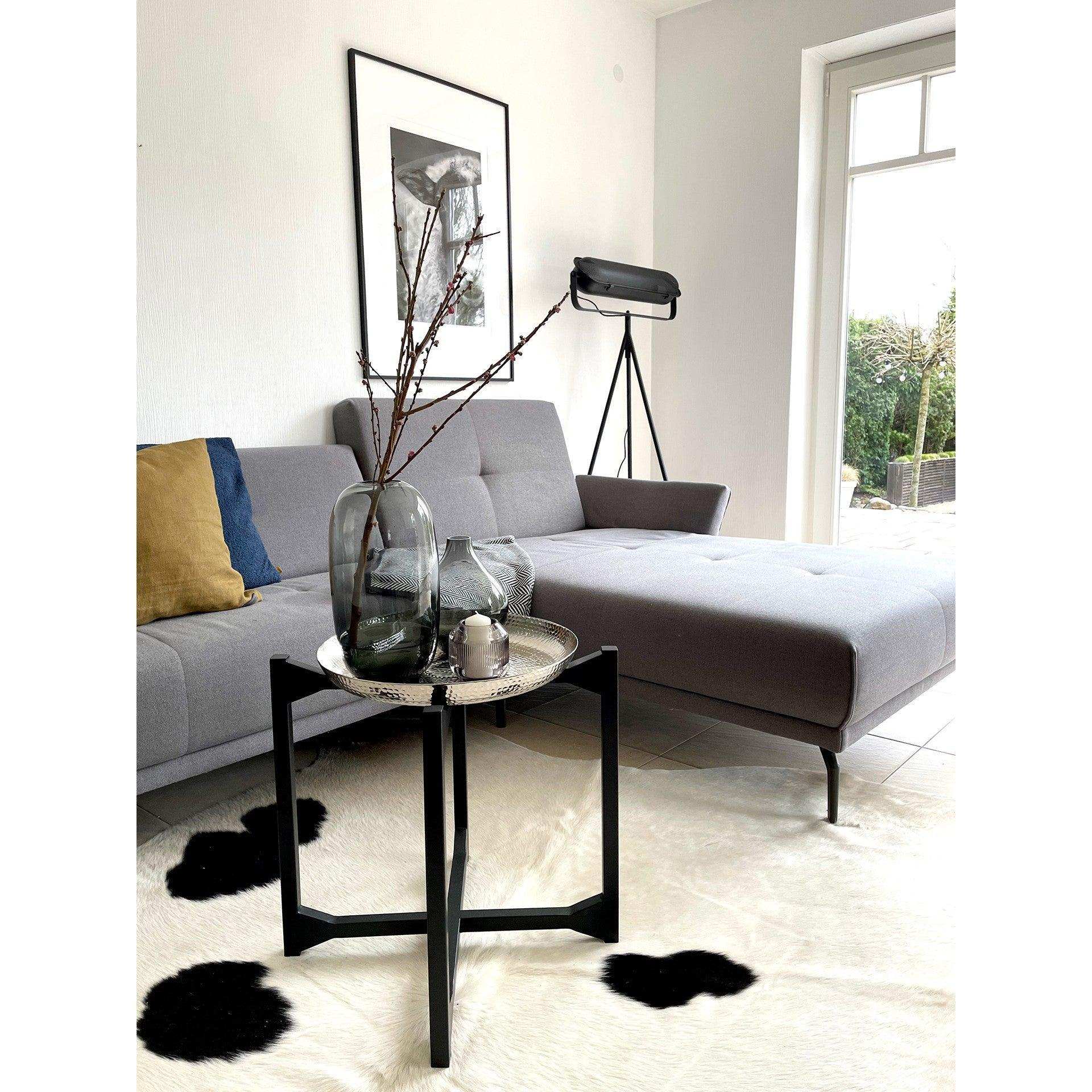 Brasil Bodenvase Vase Blumenvase Grau Exemplar - HomeDesign Knaus