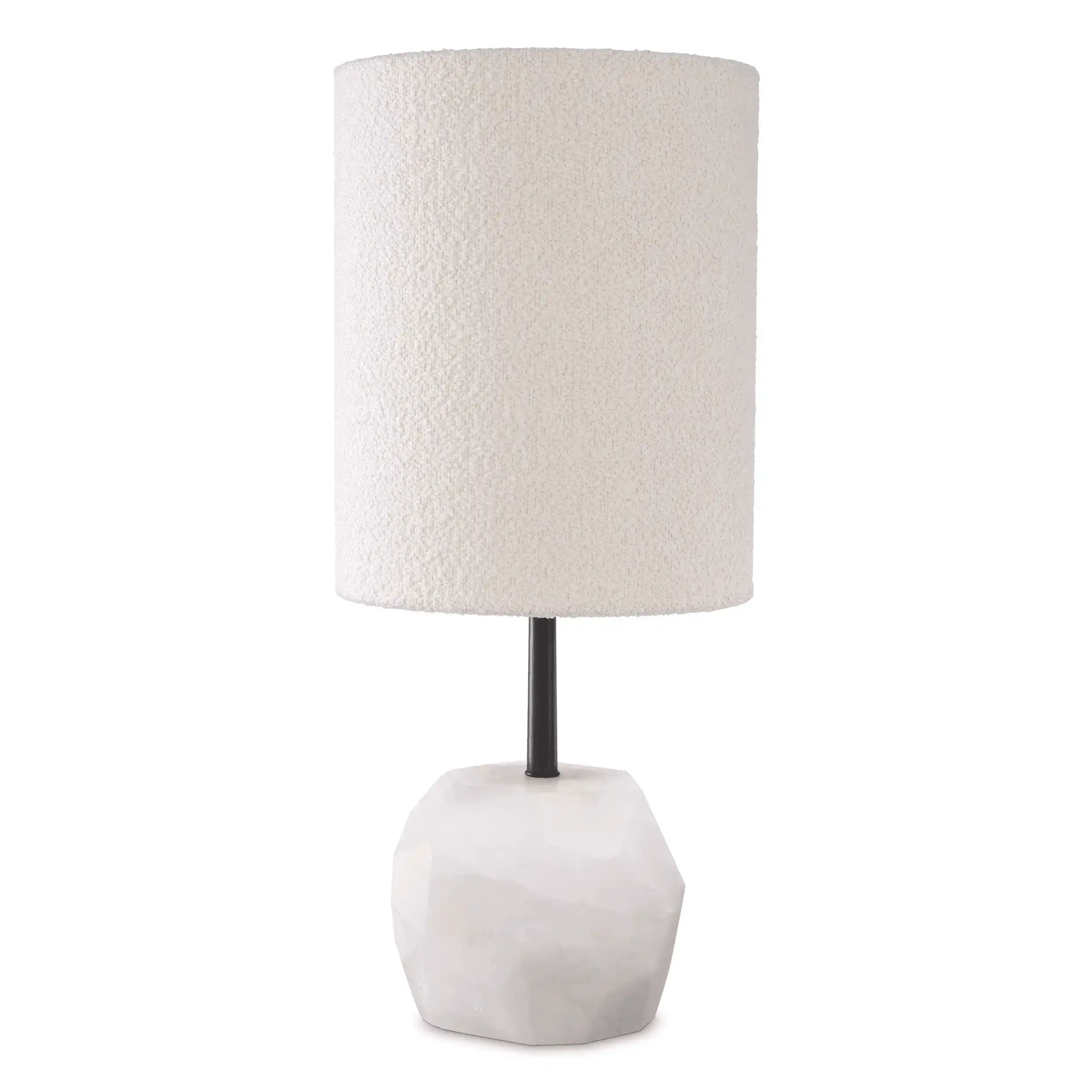 Cahaba Glamourösen Tischleuchte Bronze Antik-Messing Inklusive Schirm aus Leinenmischung Handarbeit - HomeDesign Knaus