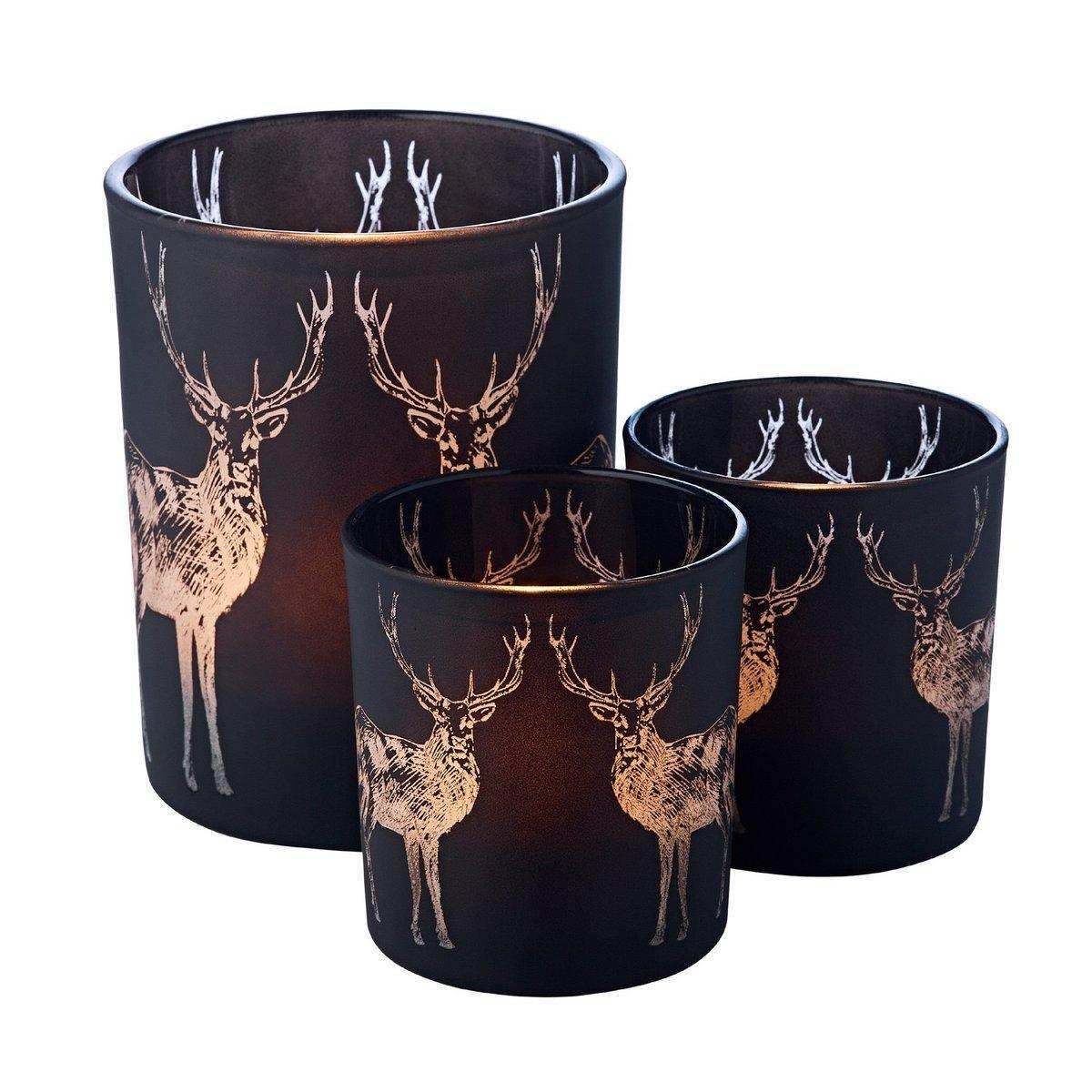 EDZARD Windlichtlicht Hirsch H 8 cm - HomeDesign Knaus