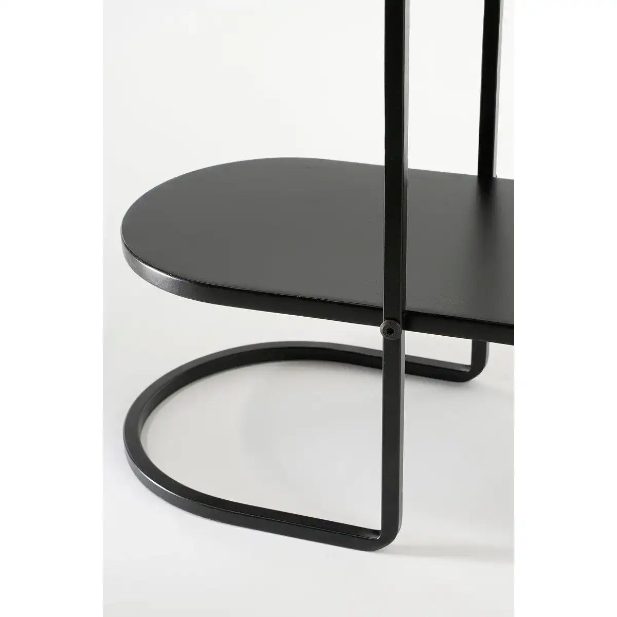 Cordoba Pflanzentisch – L57,5 x B20 x H50 cm – Metall – Schwarz - HomeDesign Knaus