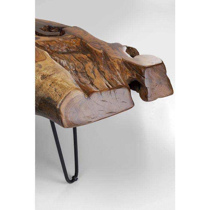 Couchtisch Aspen Natur Massivholz Industry Style Handarbeit - HomeDesign Knaus