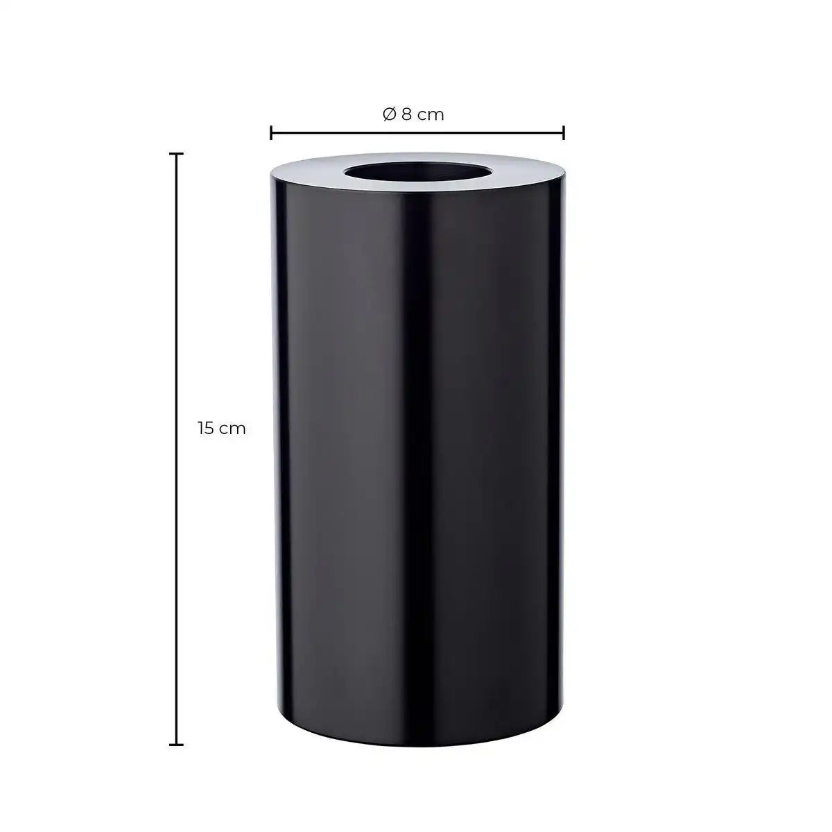 Dauerkerze Cornelius Classic schwarz Teelichtkerze - HomeDesign Knaus