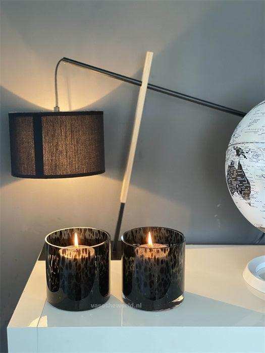 Deko Vase Blumenvase Glasvase Gepard Handarbeit - HomeDesign Knaus