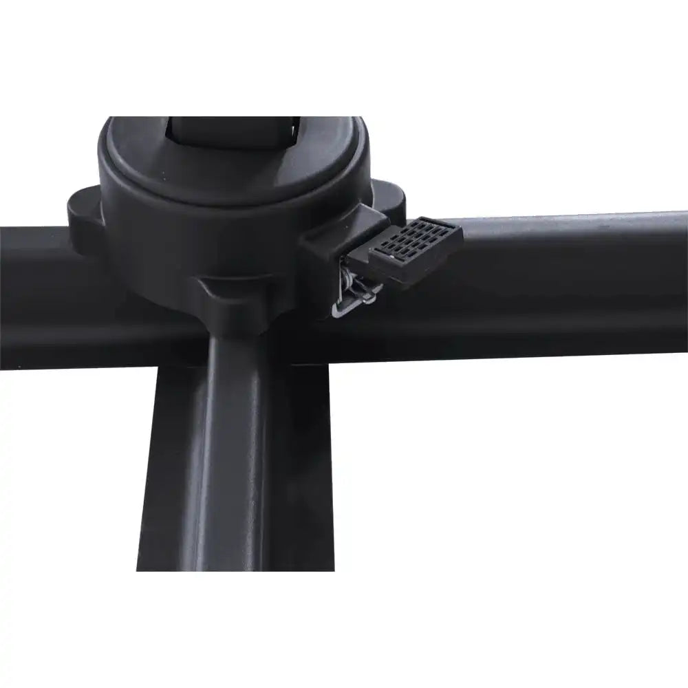 Designer Ampelschirm Libra grau 2,5m Gartenschirm Sonnenschirm - HomeDesign Knaus