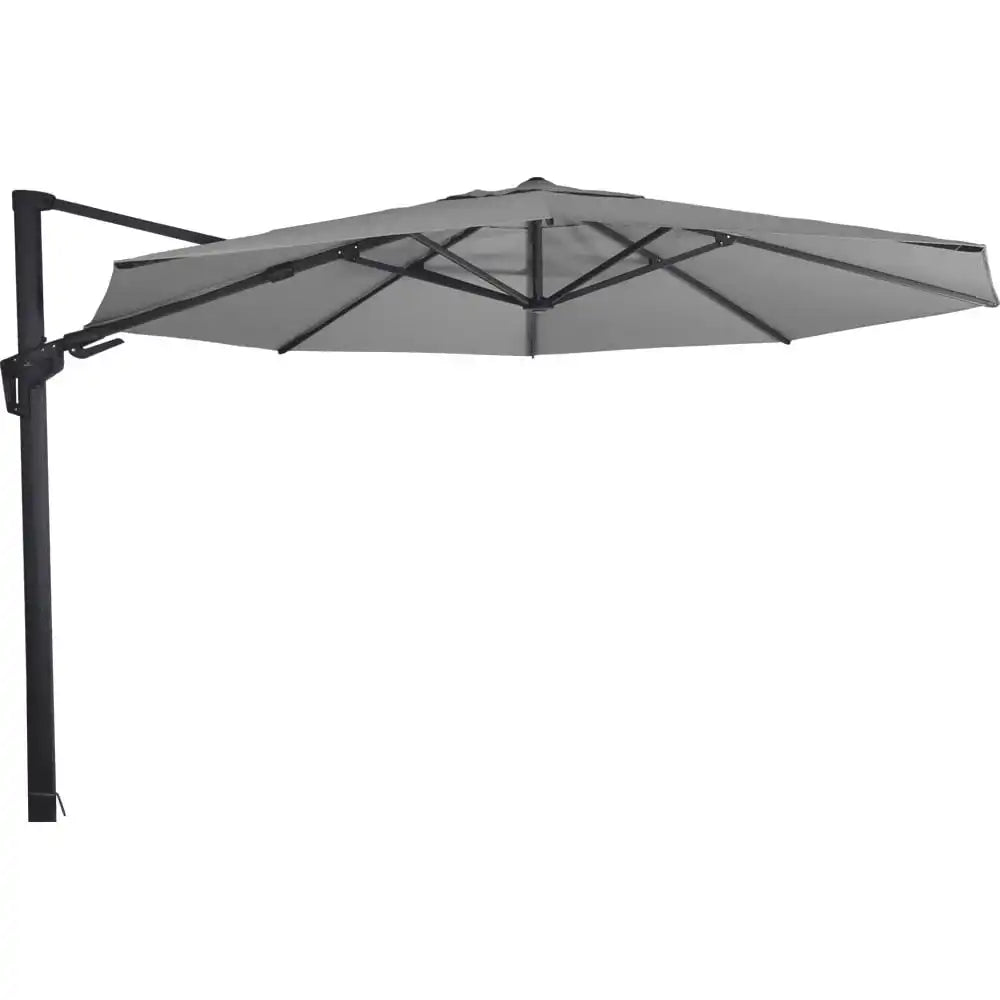 Designer Ampelschirm VirgoFlex grau 3,5m Gartenschirm Sonnenschirm - HomeDesign Knaus