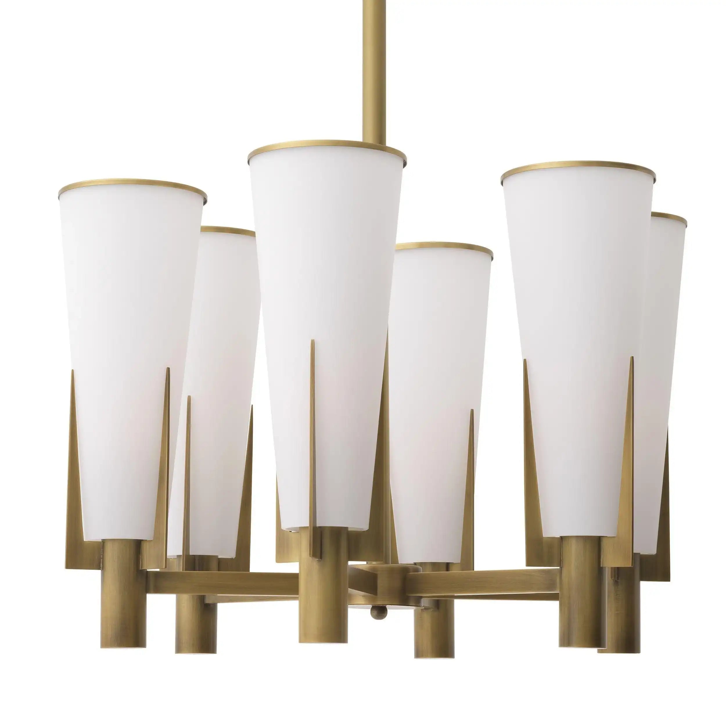 Designer Dino Kronleuchter Messing Antik Style Handarbeit - HomeDesign Knaus
