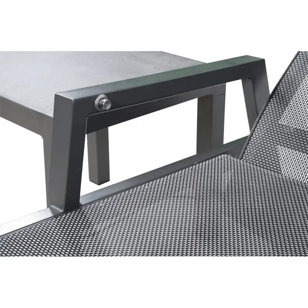 Designer Gartenliege Liege Ohio Negro Liege Sonnenliege - HomeDesign Knaus